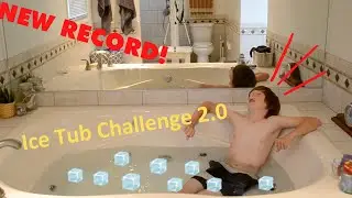That was FREEZING! | Ice Tub Challenge 2.0