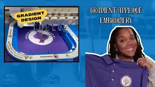 Gradient Embroidery Patch Embroidery | Embroidery Applique Left Chest Logo | Embroidery Business