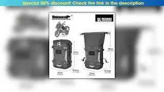 Discount Rhinowalk Motorcycle Bumper Bag Waterproof With Inner Support Board Frame Crash Bar Pack O