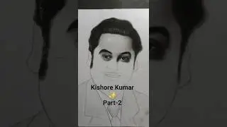 Kishore Kumar drawing | part - 2 | #kishorekumar #shortsviral #shorts #drawing #viral