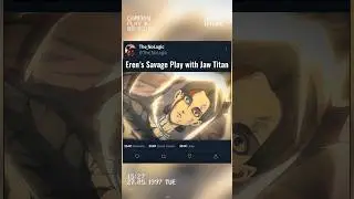 Eren Used Jaw Titan as a Weapon! 🔥😤