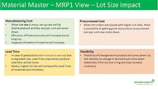 SAP PP | Lot Sizing Procedure in MRP1 View &ndash; S/4HANA Explained | 01-12
