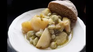 Simple VEGAN recipe: BROAD / FAVA BEAN & ARTICHOKE STEW