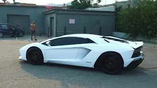 YG's Aventador wrapped again! 500k Subscribers, Thank you!!