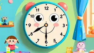 Tick Tock Time Song | Fun Nursery Rhyme | Hands on the Clock Song for Kids