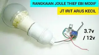 membuat rangkaian Joule thief ebi modif   JT irit Arus kecil