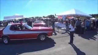 Starsky and Huggy Bear arrive, 2016 Orchard Beach show.