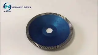 HIGH-TECH Concave Diamond Blade for Granite, Turbo Concave Contour saw blade