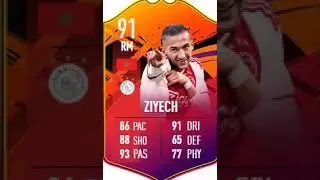 FIFA 19 91 - Hakim Ziyech  Morocco   Ajax   Eredivisie Home Players Hakim Ziyech