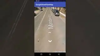 Android Google Map Street View Example