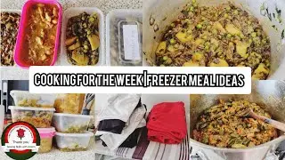 COOKING FOR THE WEEK|FREEZER MEAL IDEAS|PAKISTANI DISHES 😁