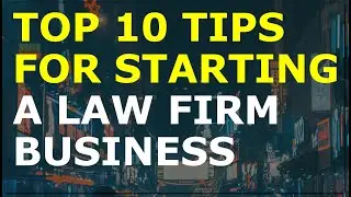 How to Start a Law Firm Business | Free Law Firm Business Plan Template Included