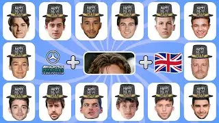 Guess NEW YEARS Version 🎉🏎️ Guess F1 Drivers by Song, Hair, Nationality and Team MAX, LEWIS, NORRIS