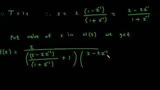 Design of IIR filter using Bilinear transformation 2 | Electrical and Electronics Engineering