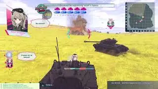 Girls und Panzer Dream Tank Match Gameplay with best girl Alice Shimada