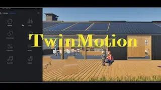 Adding Sound and animated character on Twinmotion the Lake House Retreat Tutorial