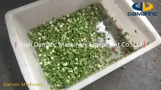 10 mm Green Pepper Cubes Cutting Machine