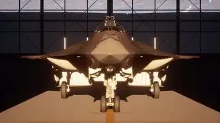 Next Generation Stealth Aircraft TF-9| ray tracing | Unreal Engine |