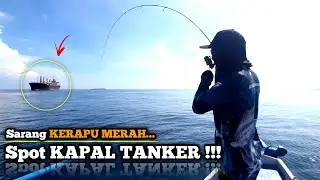 Spot Paling Dicari !!! Kedalaman 40 meter, Full Karang, Sarang KERAPU BABON || Selat BALI.