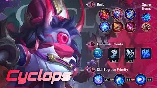 CYCLOPS BEST STRATEGY AND BUILD TO RANK UP FASTER IN S28 | @Sire.plays BUILD CYCLOPS TERSAKIT 2022