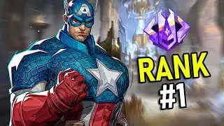 RANK 1 WORLD CAPTAIN AMERICA - Nahnix | MARVEL RIVALS POV GAMEPLAY