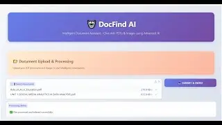 DocFind AI &ndash; Intelligent Document Chat App with LangChain & LLaMA-3 | OCR + PDF/Image QA