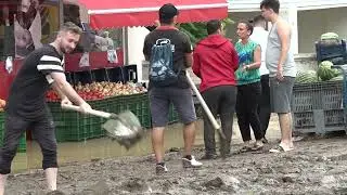 Mudanya'da sel seferberliği. B&uuml;y&uuml;kşehir Mudanya'da