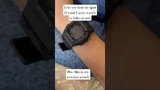 How to spot if your Casio watch is fake [tutorial] | #fyp #tutorial #lifehack #fake  #new #subscribe