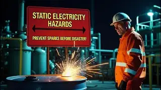 Static Electricity Hazards in Chemical Handling ⚡ | How to Prevent Sparks & Explosions #hazards