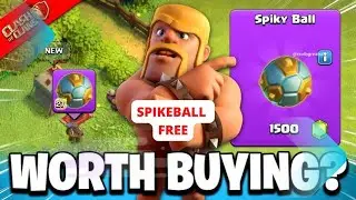 how to get spiky ball clash of clans free  🤯😯👉