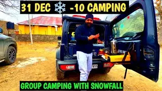 31 December Snow Camping ❄️ | Lahaul Sisu Me Raat | Extreme Winter Adventure&rdquo;
