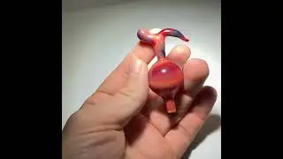 UPLIFTED GLASS CANDY APPLE BUBBLE CAP CARB CAP