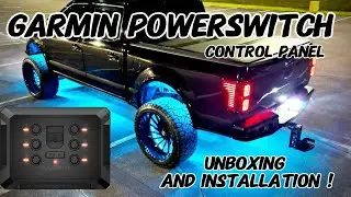 Garmin PowerSwitch 6 gang Bluetooth control panel. Best on the market! Un-boxing and install!