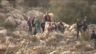 olive harvest interupted by settlers of Yitzhar - silentmovie