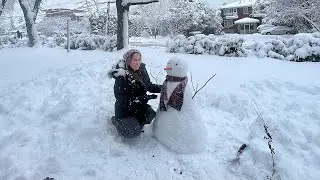 First Snowstorm in Montreal 2022 #montreal #snowstorm2022