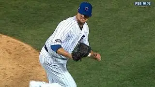 SF@CHC Gm1: Ground ball wedges into Lester's glove