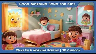 Good Morning Song for Kids | Wake Up & Morning Routine | 3D Cartoon