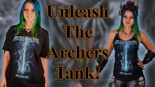Sewing Project - DIY Studded Tank Top From Unleash the Archers Tee