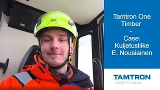 Tamtron One Timber crane scale  - case: Kuljetusliike E  Nousiainen