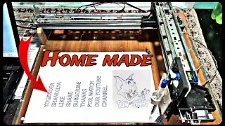 How To Make //CNC PLOTTER// Using Old Printer Motors under 1500