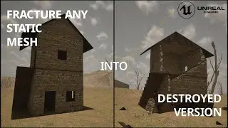 UE5 Fracture Tutorial - Super Easy Destroyed Version of Any Mesh