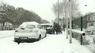 Montpellier : la neige bloque les salariés sur leur lieu de travail