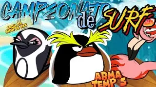 campeonato de surf - angry birds mega aventuras