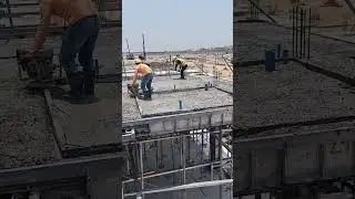 Finishing Surface Slab #shortvideo #construction #concrete #pouringconcrete #slab #slabculture #fyi
