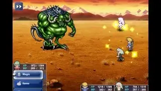 Final Fantasy VI Steam Gameplay #16 Humbaba Boss Battle