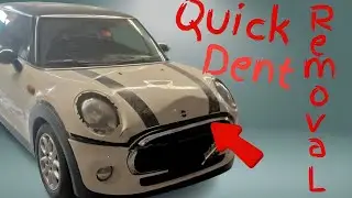 🚗 Mini Cooper Bonnet Dent & Paint Repair | Full Restoration Process 🔥