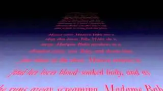 Oh Black Swan, Lullaby - Menotti