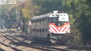 Along The BNSF Amtrak Freight Metra  BNSF Chicago West Service (Many Trains)