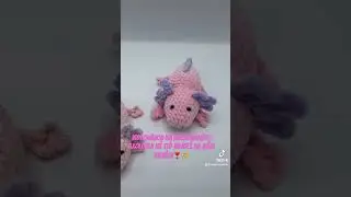 #axolotl #crochet #hackovani #handmade #odlu #diy #axolotls #h&aacute;čkovanie #crochettutorial