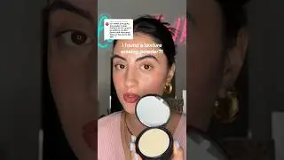 PORE ERASING POWDER 😍 #makeupreview #acnepositivity #beautytips #makeup #skinhacks